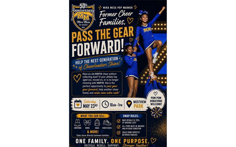 PASS THE GEAR FORWARD